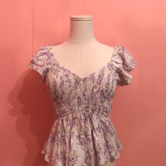 Japna Floral Ruffle Top - Picture 2 of 4